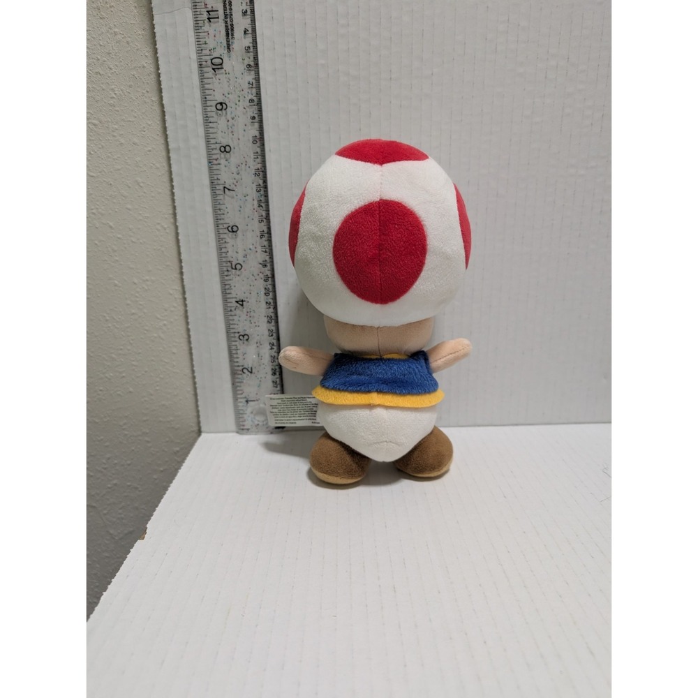 Little Buddy Super Mario Toad 7" Plush 2017 Nintendo - Picture 3 of 10